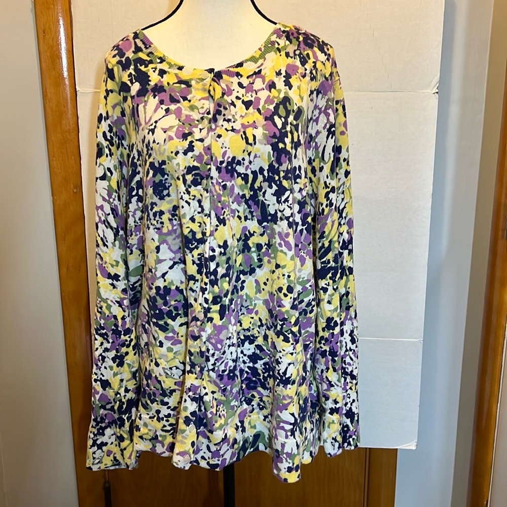 Merona fllower cardigan